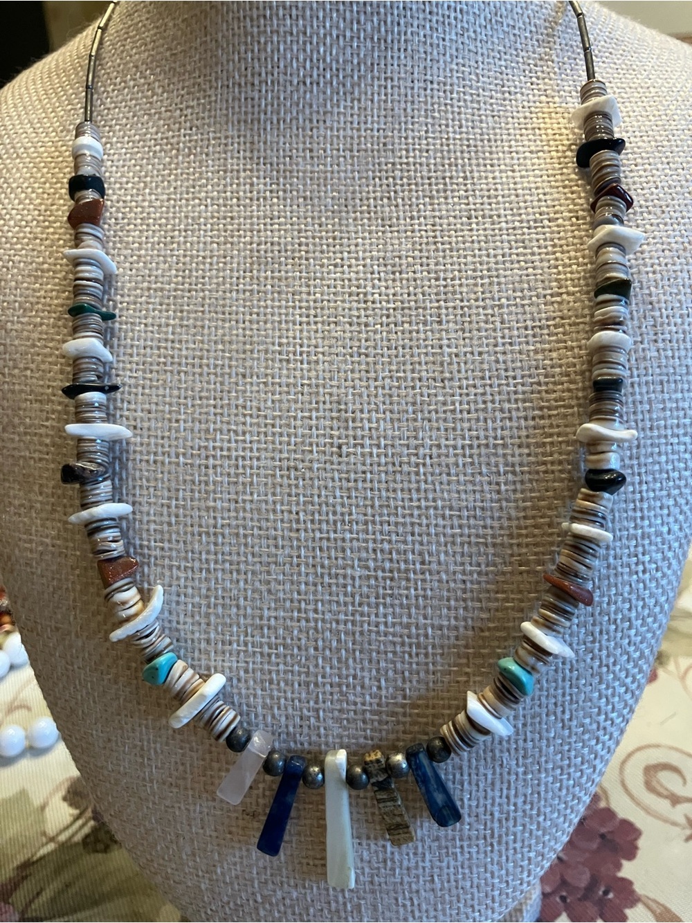 VINTAGE SOUTHWESTERN MULTI-STONE NECKLACE
